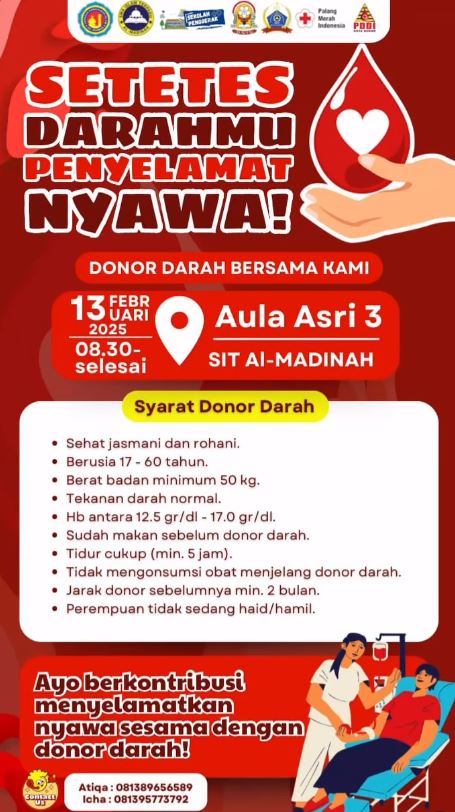 Donor Darah SMA Febuari 2025