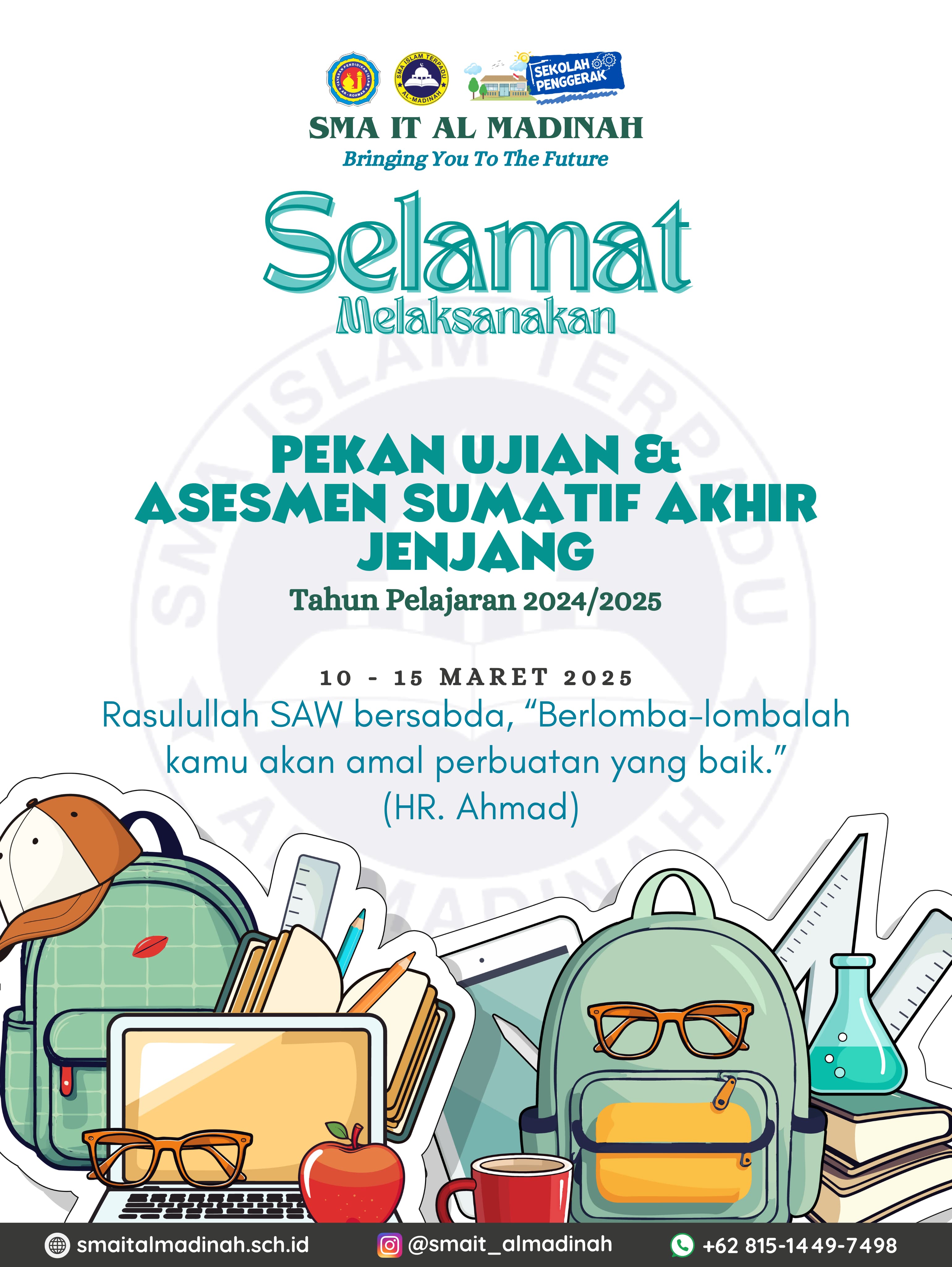 Pekan Ujian dan Asesmen Sumatif Akhir Jenjang