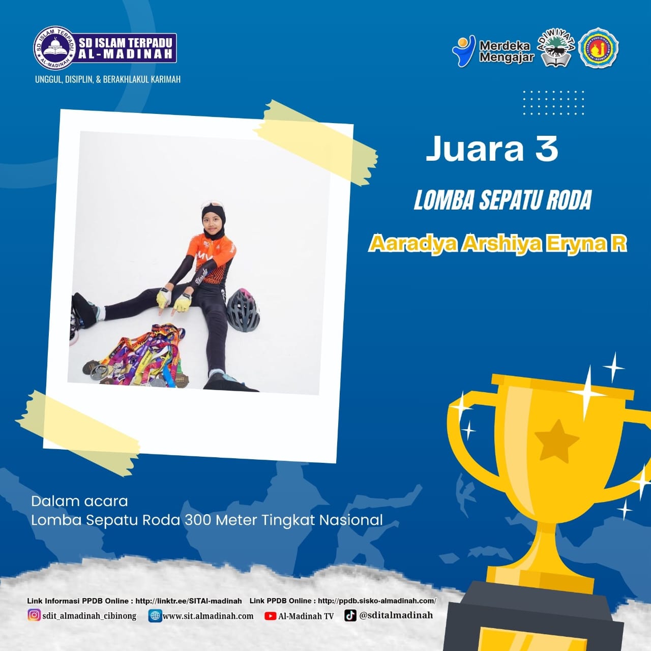 Juara 3 Lomba Sepatu Roda