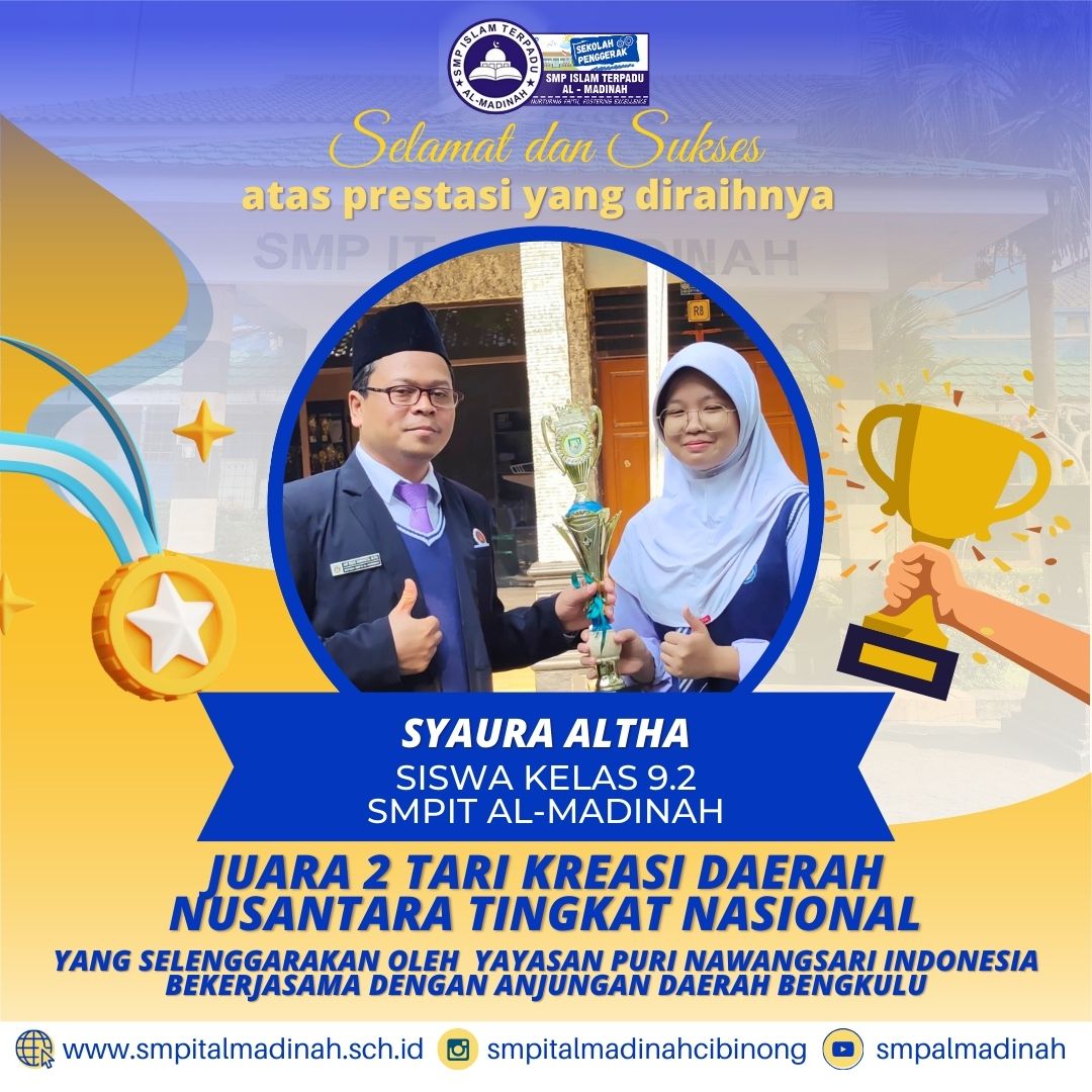 Juara 2 Tari Kreasi Daerah Nusantara