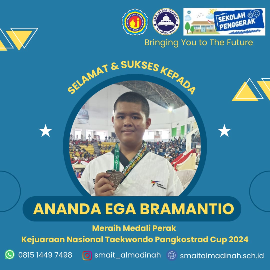 Mendali PerakTaekwondo Pangkostrad Cup 2024