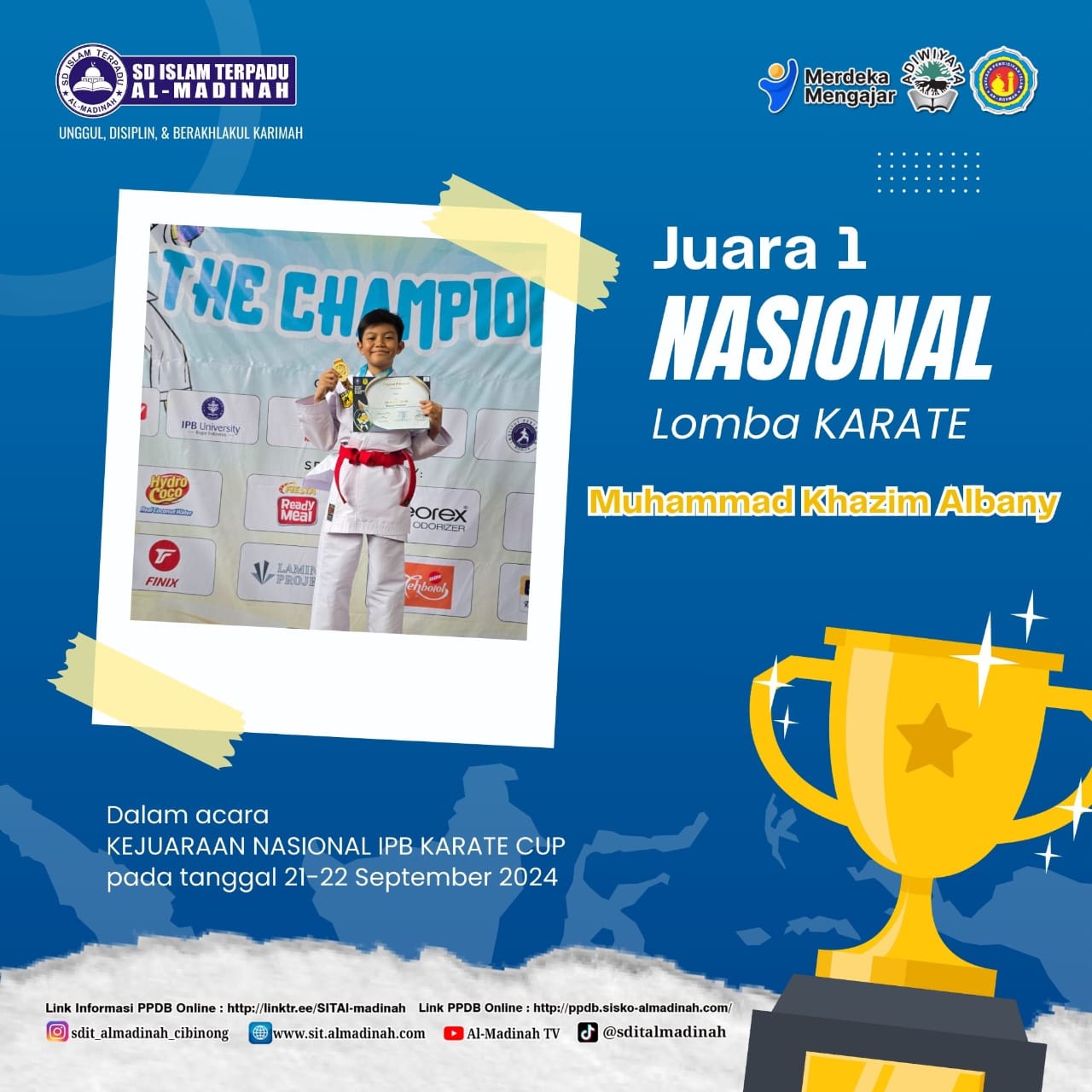 Juara 1 Nasional Lomba Karate