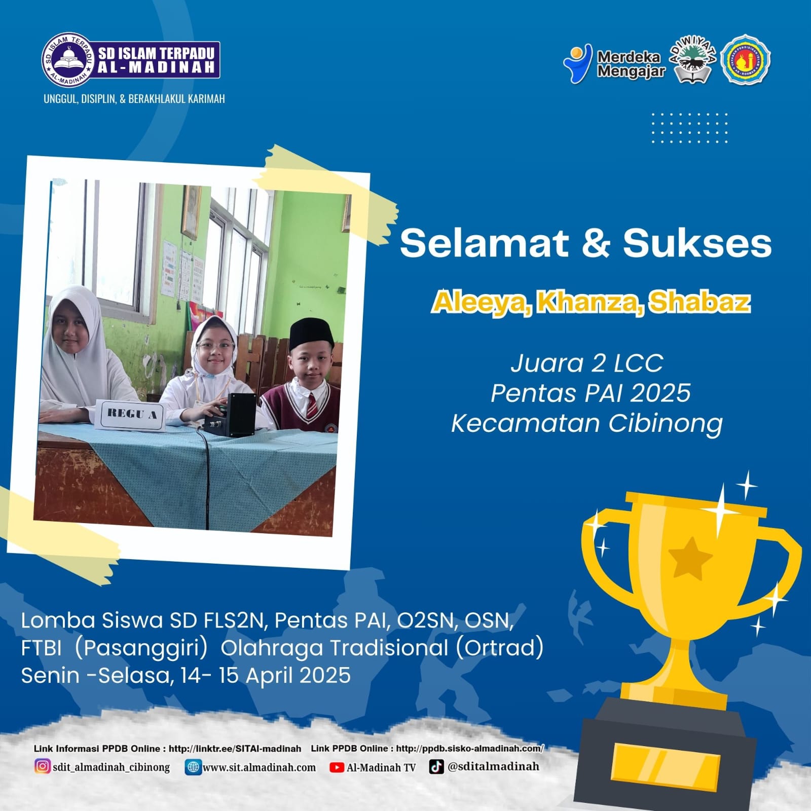 Juara 2 LCC Pentas PAI 2025