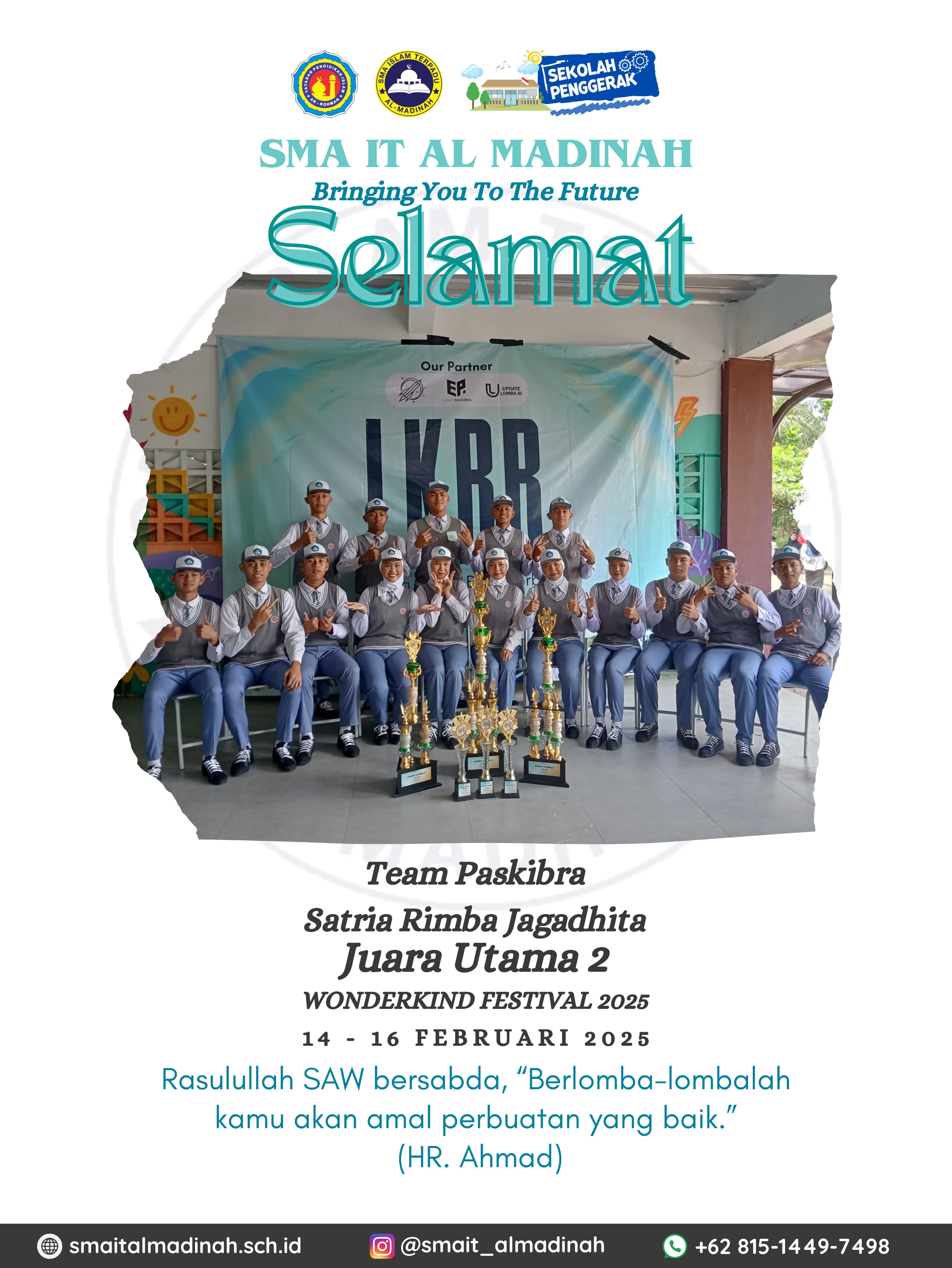 Juara Utama 2 Wonder Kind Festifal 2025