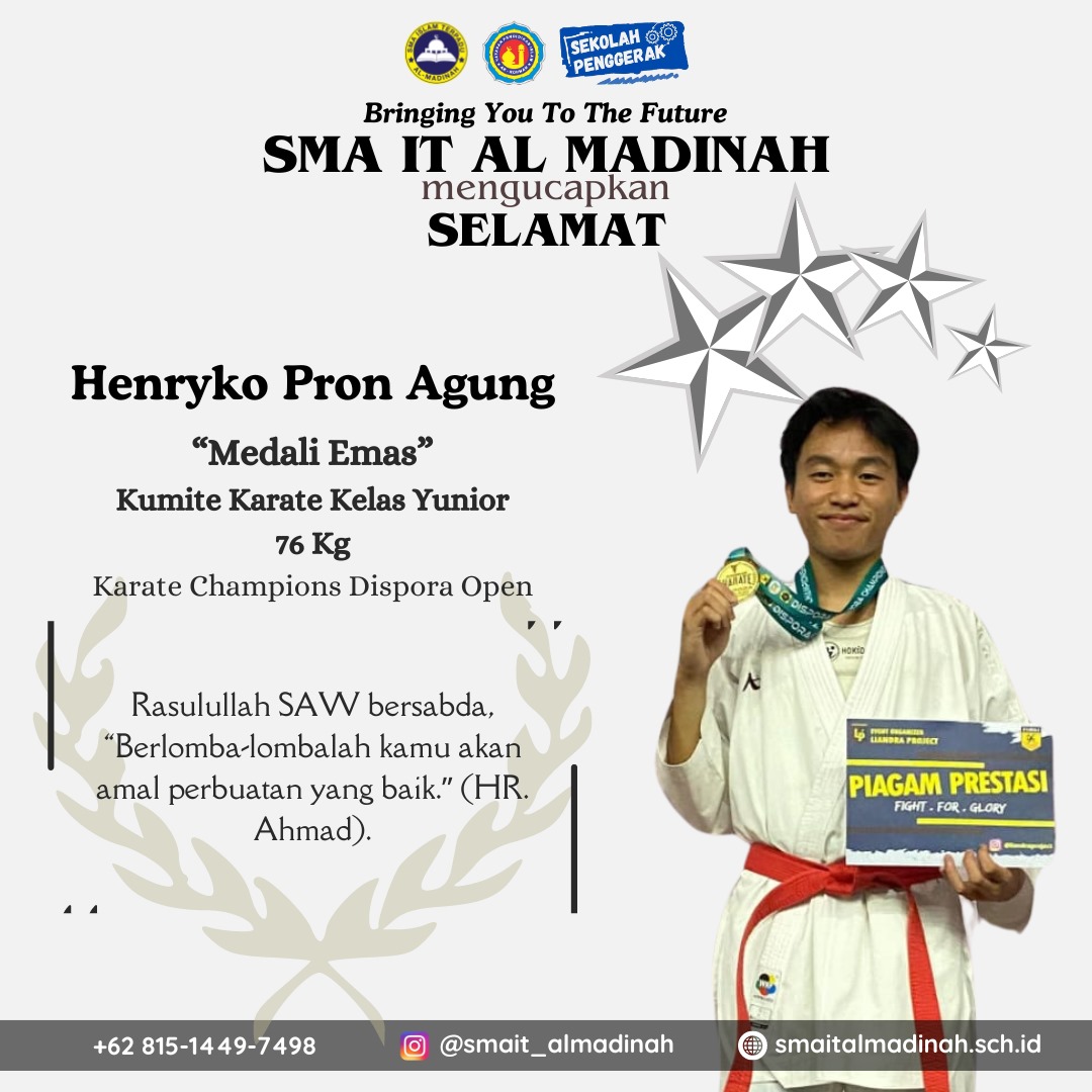 Mendali Emas Karate Championship Dispora Open 2024