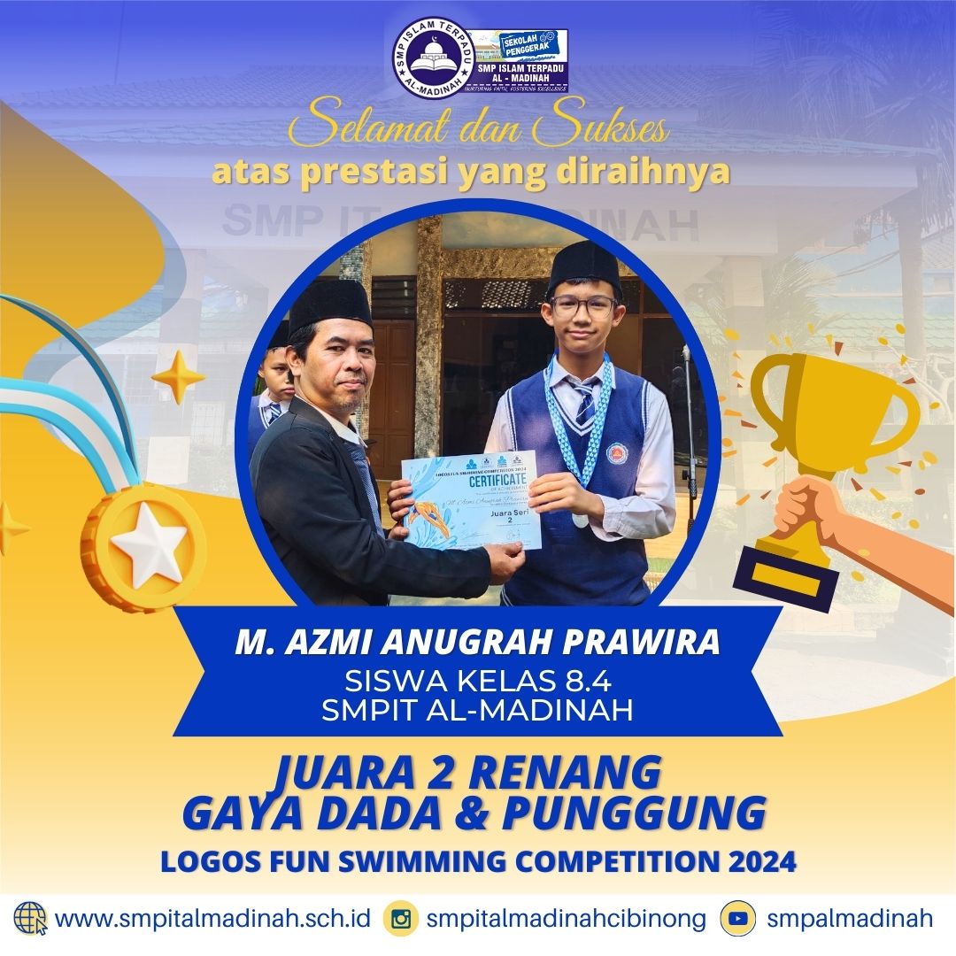 Juara 2 Renang Gaya Dada & Punggung