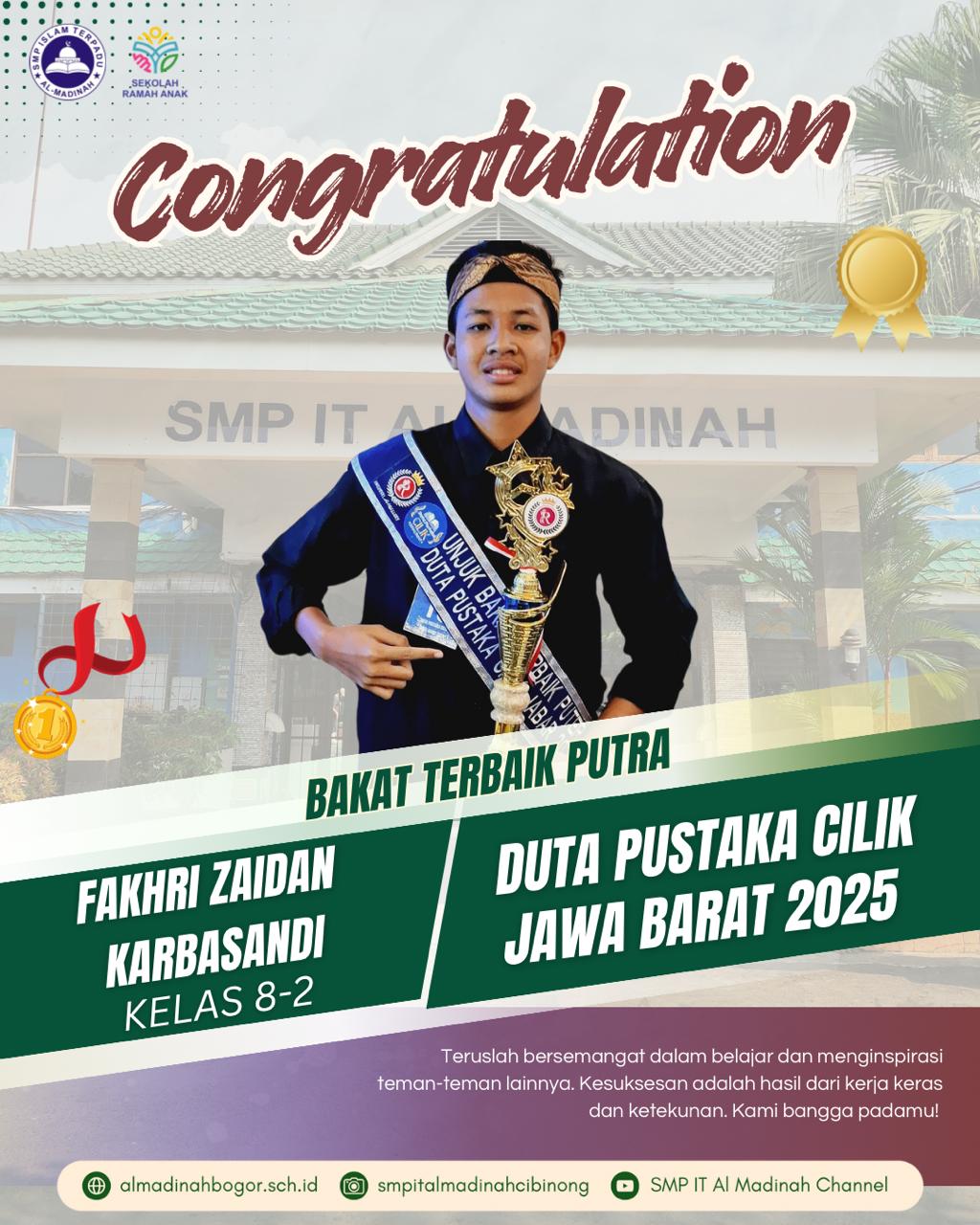 Bakat Terbaik Putra Duta Pustaka Cilik