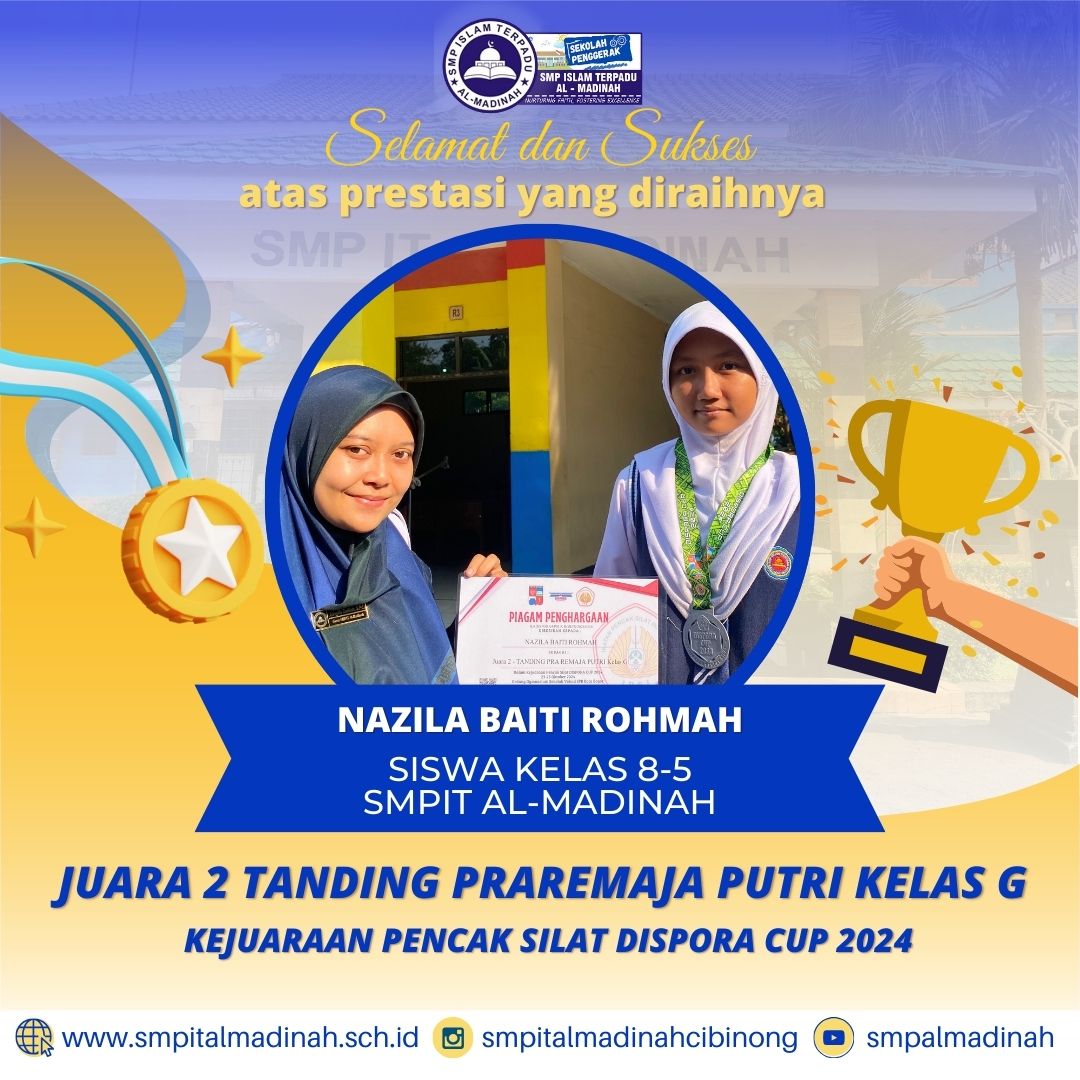 Juara 2 Tanding Praremaja Putri Kelas G