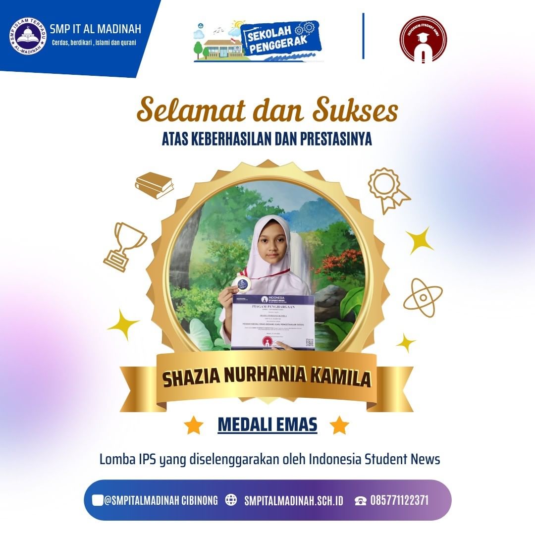 Peraih Medali Emas Lomba IPS Indonesia Student News
