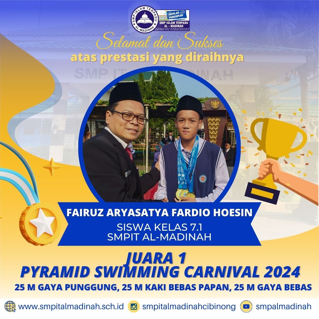 Juara 1 Pyramid Swimming Carnival 2024