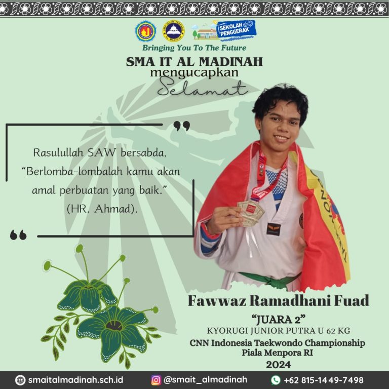 Juara 2 CNN Indonesia Taekwondo Championship 2024