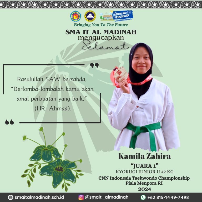 Juara 1 CNN Indonesia Taekwondo Championship 2024