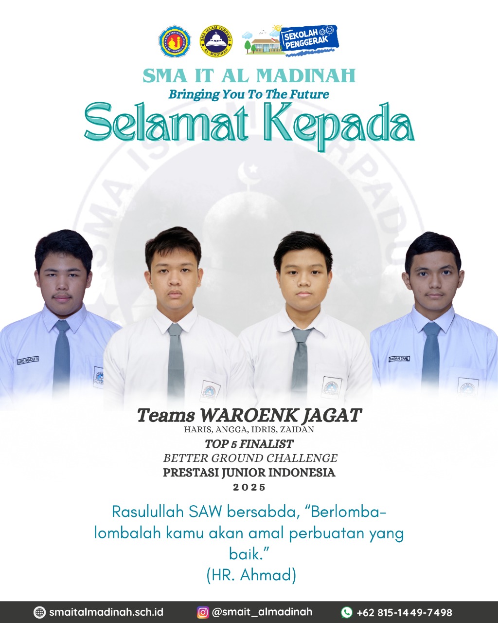 Top 5 Finalist Better Ground Challenge 2025