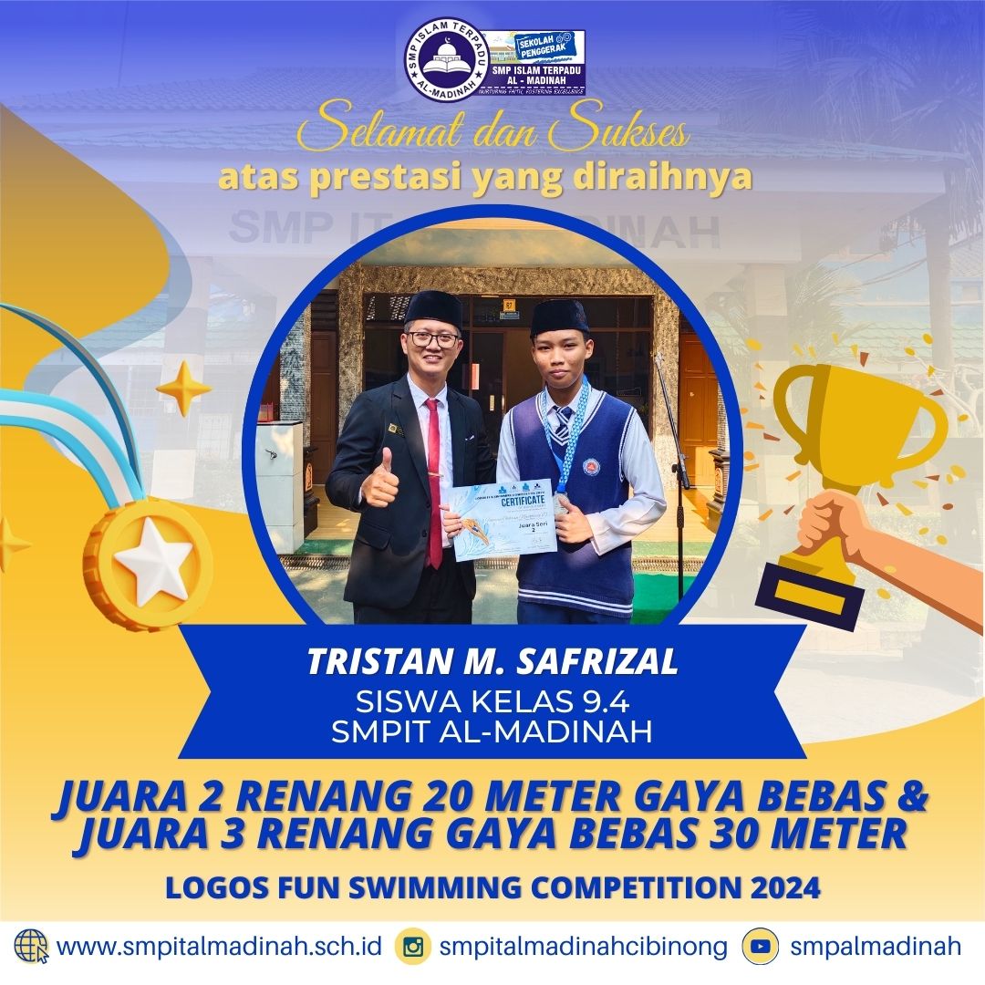 Pemenang Juara 2 & 3 Renang Gaya Bebas