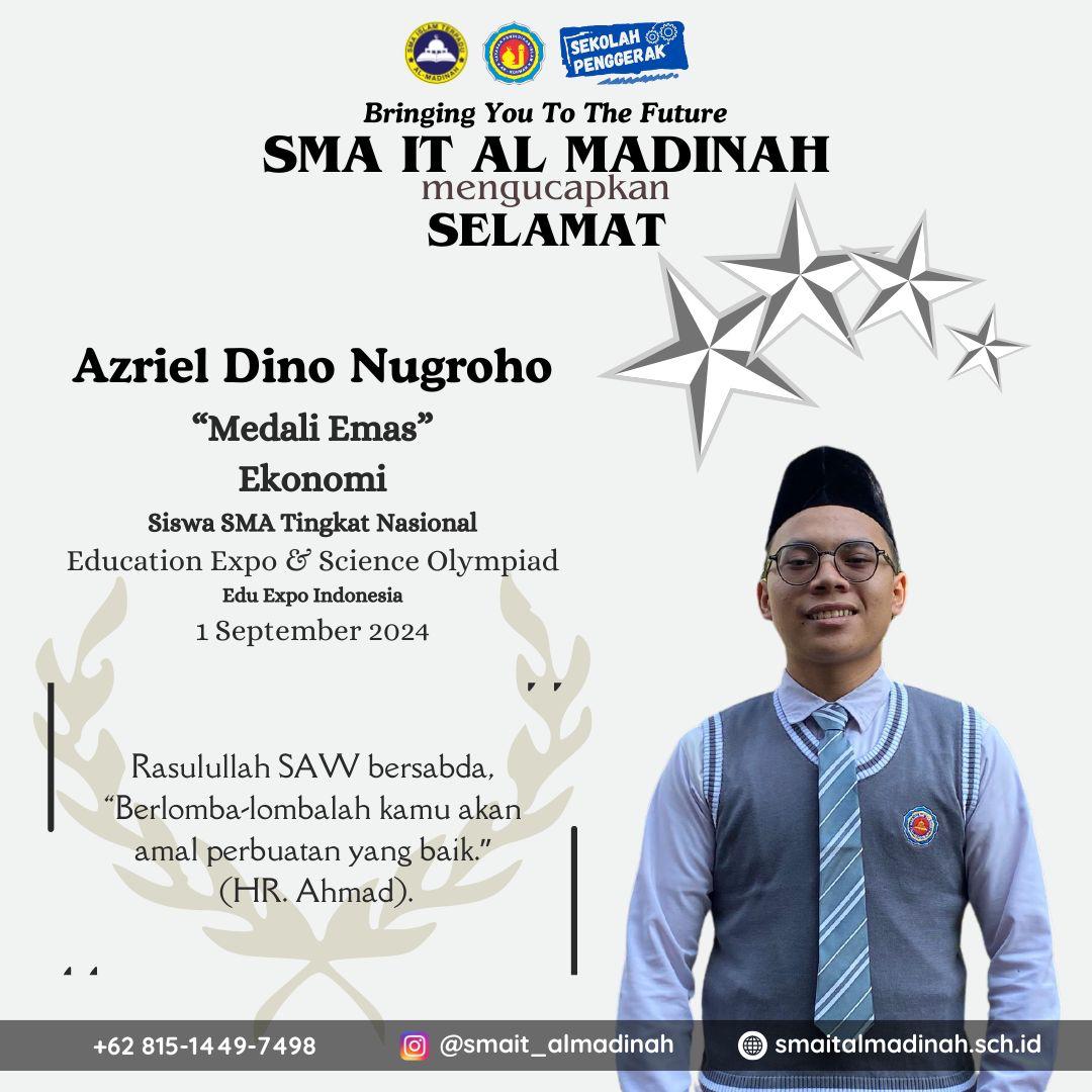 Mendali Emas Ekonomi Education Expo & Science Olympiad 2024